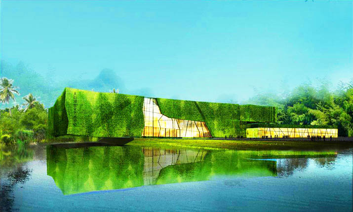 广西贺州太白湖公园效果图