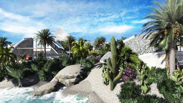 越南珊瑚岛度假村效果图