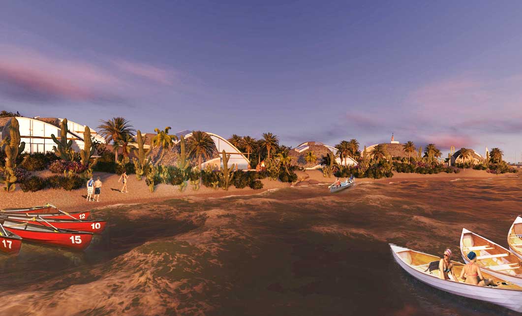 越南珊瑚岛度假村效果图