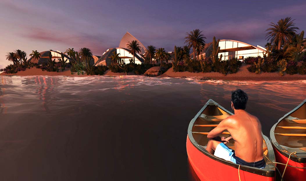 越南珊瑚岛度假村效果图