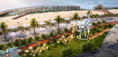 吴江东太湖生态旅游度假村外部局部图