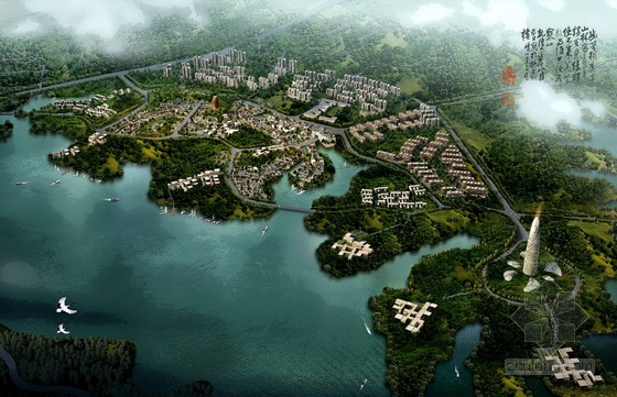 三岔湖景区城市设计